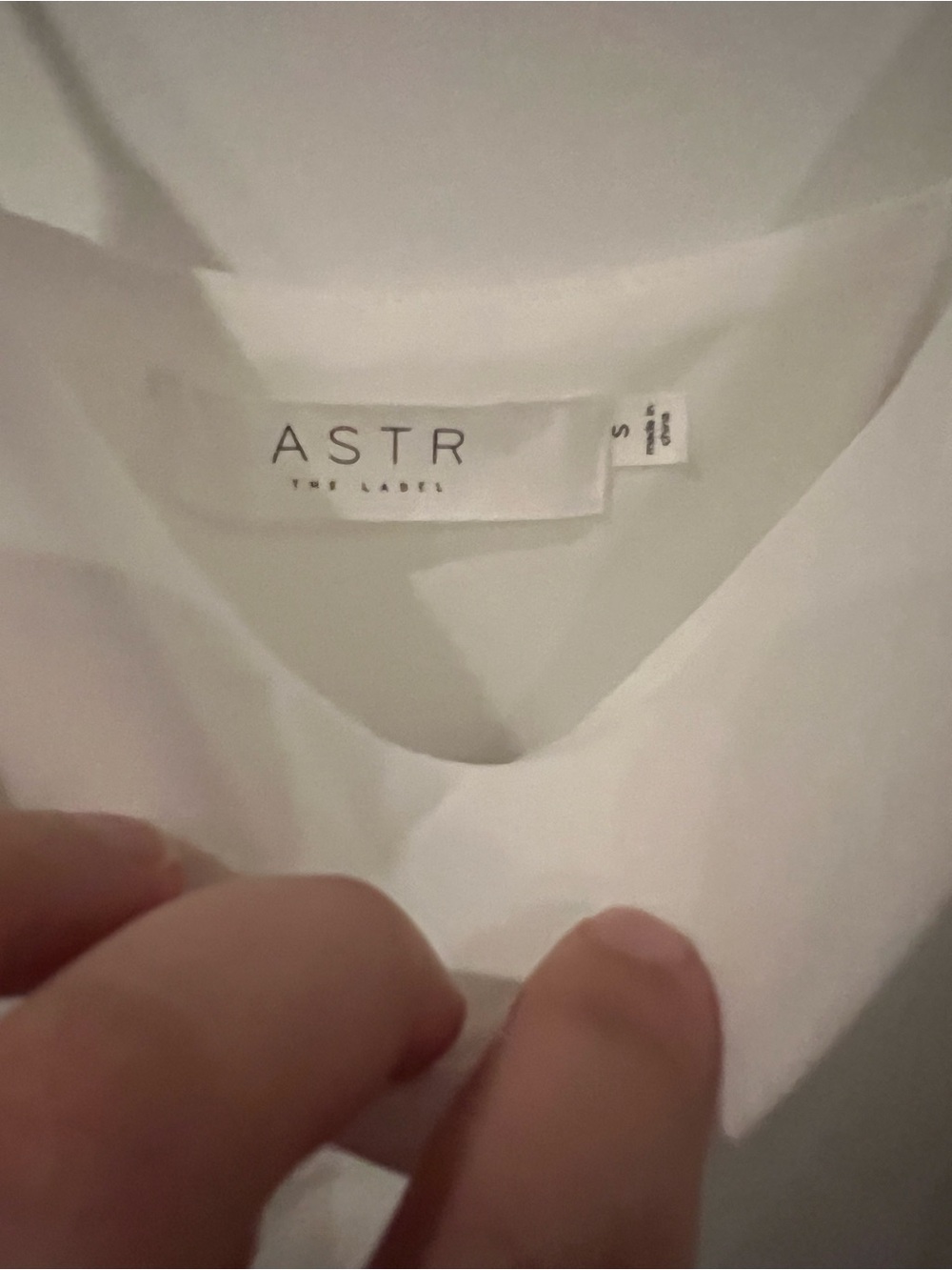 ASTR the Label Cowl Neck Bodysuit | White | Size Small - Picture 7 of 8